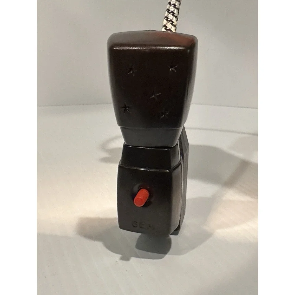Vintage GEM Brown Bakelite Bathroom Kids Kitchen Night Lights Starburst Works